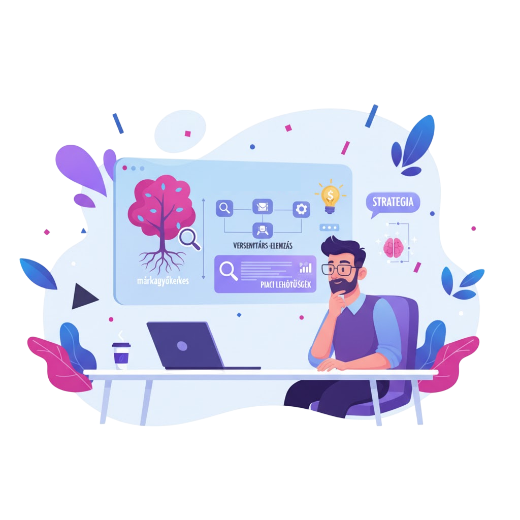 Elemzően vizsgáljuk a márkádat és feltérképezzük a piaci környezetedet annak érdekében, hogy az új weboldalad valóban hatékony legyen és méltó legyen vállalkozásodhoz.