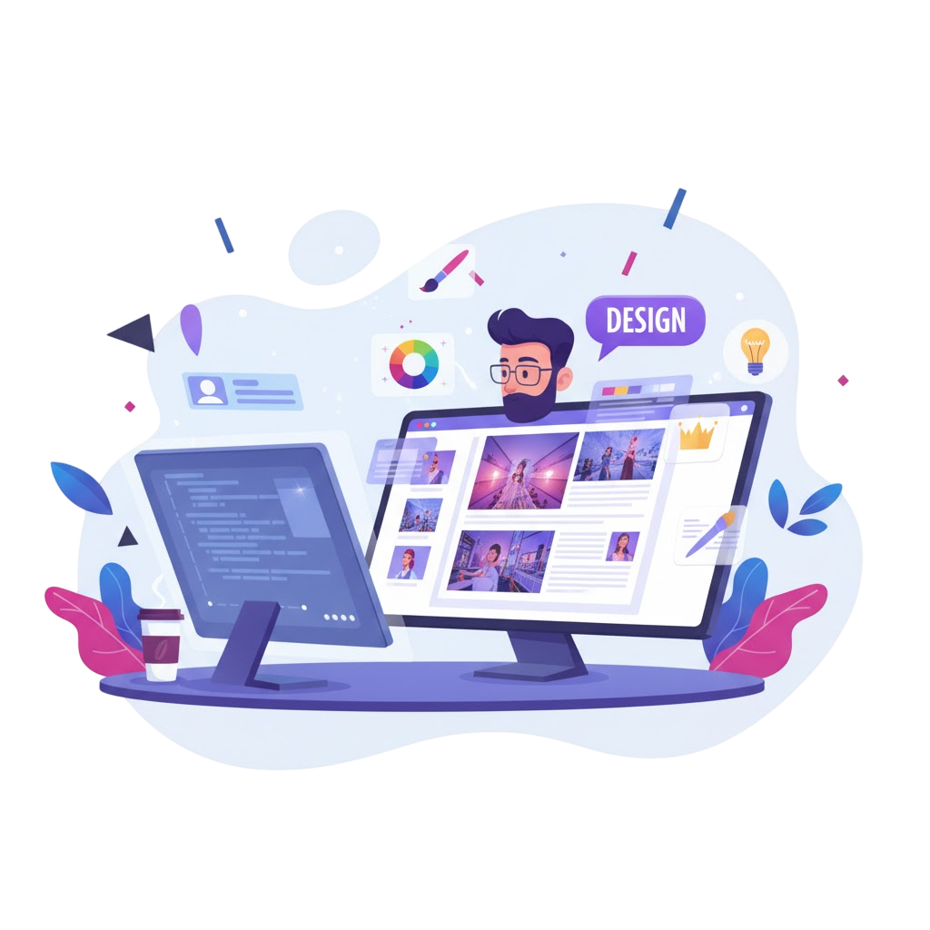 Különleges és stílusos dizájntervet állítunk össze, mely hangsúlyozza márkád egyediségét és alapvető értékeit.